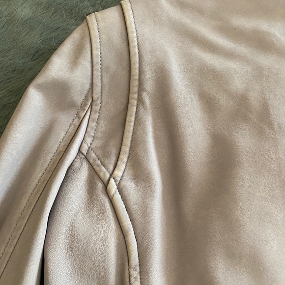 Iro Asheville Lilac Moto Leather Jacket - Picture 4 of 16